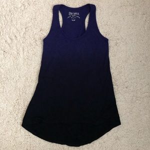 Purple Black Gradient Knit Tank Top Size XS